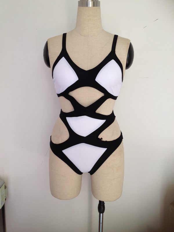 Double suspenders hollow out sexy charming monokini